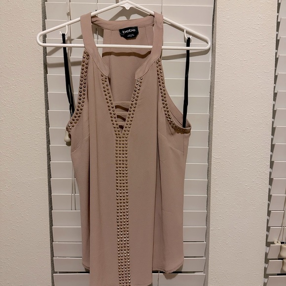 Sleeveless tunic with golden sequins - Picture 1 of 2